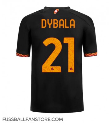 AS Roma Paulo Dybala #21 Replik 3rd trikot 2023-24 Kurzarm